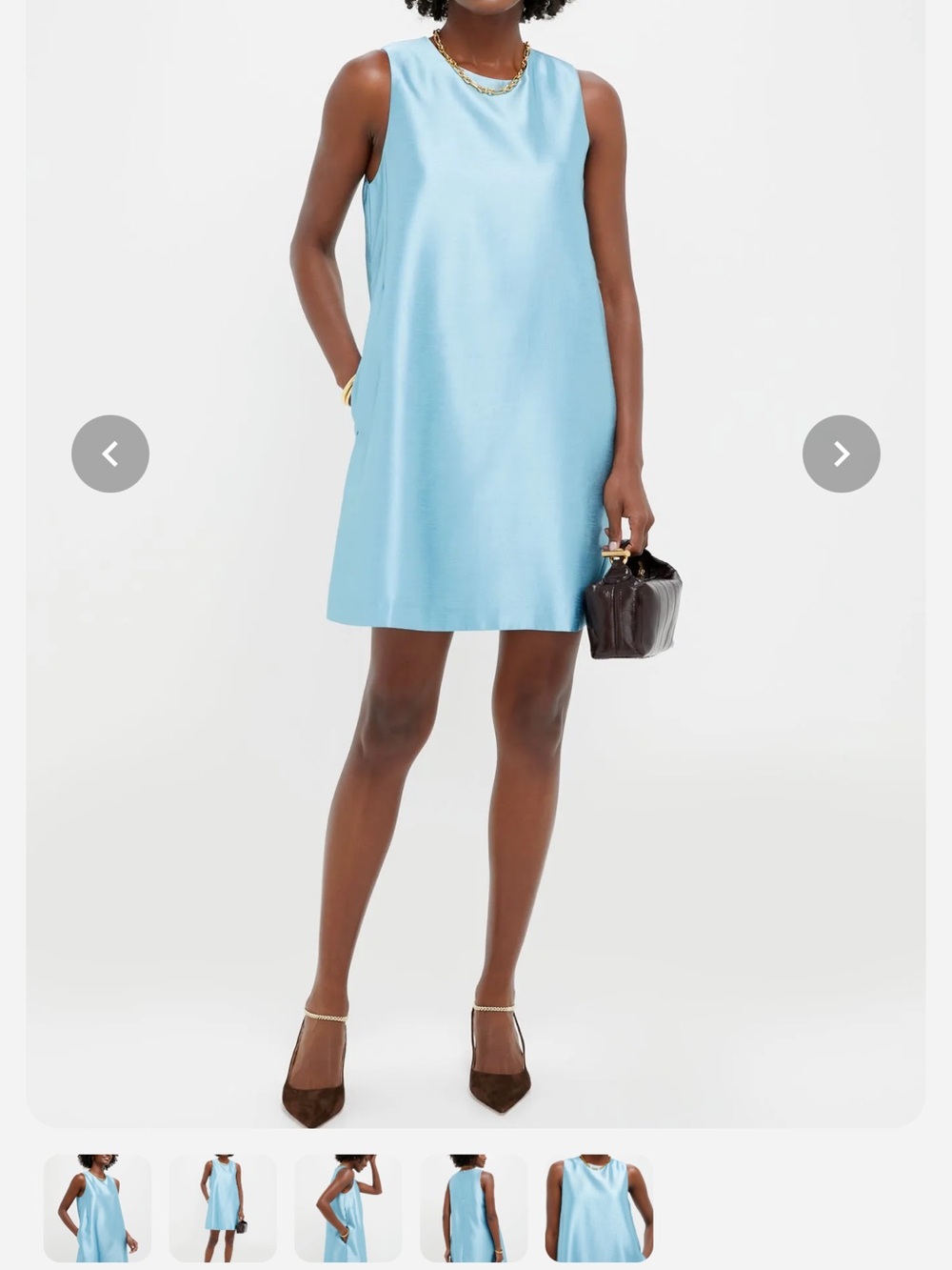Tuckernuck Robin's Egg Blue Dupioni Marlowe
Dress - size medium